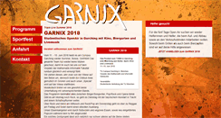 Desktop Screenshot of garnix-festival.de