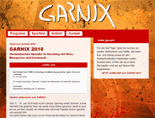 Tablet Screenshot of garnix-festival.de